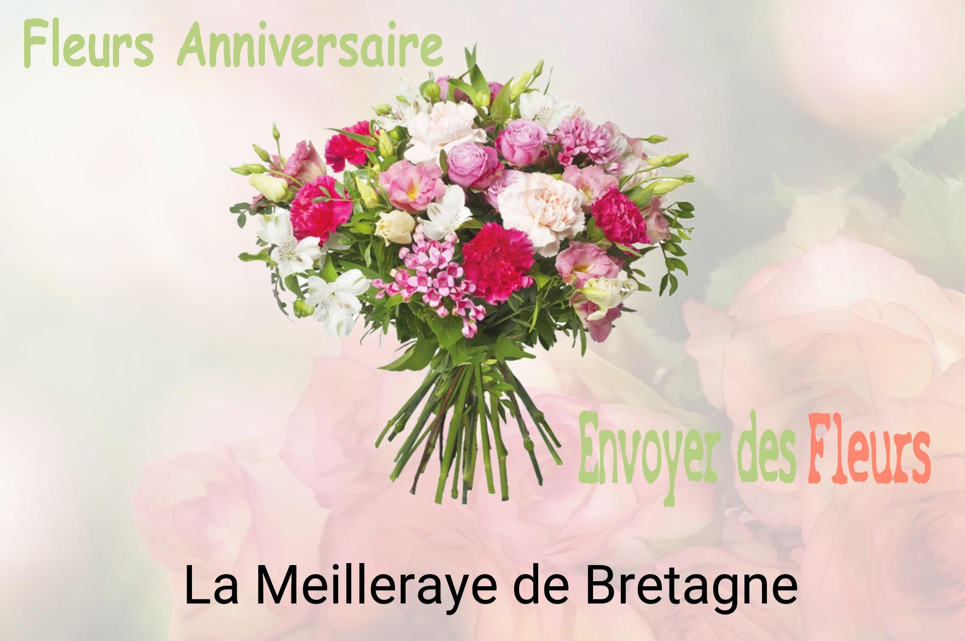Bouquet de fleurs d’anniversaire livré à La Meilleraye-de-Bretagne